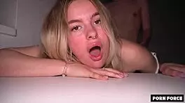 Submissive teen choked and fucked kinky