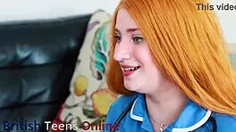 Two hot posh lesbians intensely fuck and dominate with strap-on dildo