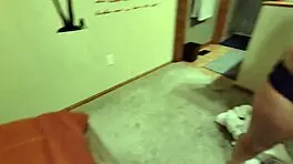 hey, that pregnant babe gets a guy to rub lotion on her belly and things heat up quick