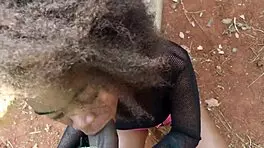 Brunette Whore Sucks Milk in Sheer Lingerie Video