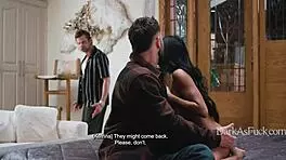 Wow, The Girl We Un-Cuffed Fucked Us And Then - Ember Snow Darkasfuck!