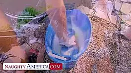 Four Hot Babes Wash Car Then Bang You