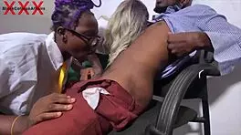 Black teacher in homemade group activity on 4k