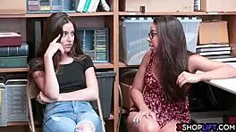 petite teen thieves fucked by mall cop's cock