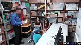 petite teen thieves fucked by mall cop's cock