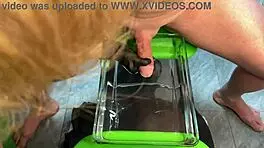 Mature Milf Handjob Cumshot in Aquarium