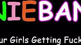 cute teen with small tits masturbates before hardcore sex