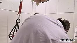 Wicked teen 18+ is brought in anal nuthouse for painful therapy