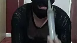 Mark Wright, a bisexual crossdresser, savors ass, piss, and cum flavors in his anal debut.