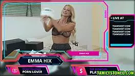 emma hix, are you fingering your pussy on cam while unboxing gifts?