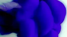 Big tits teen masturbates uncontrollably with dildo and toys