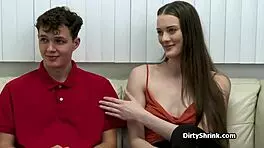 Surprise threeway for josh on therapy with slutty mature