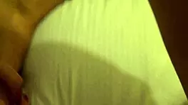 tanned petite girl with conical tits