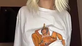 hot blonde under the grass demonstrates fucking her tight pussy