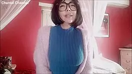 chantal squirts with new sex toy