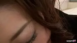 Teasing Pov Blowjob With Skinny Asian Teen In Massage