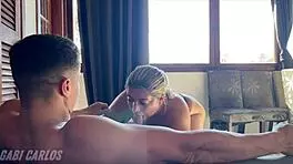 I went to my friend's house while the cuckold was at the beach with friends, sucked him a lot and he filled my mouth with milk, was a slut just the way my friend likes