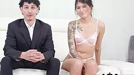 elegant myke jones enraptures charlotte mae in hot fucking scene