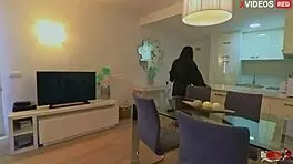 She Accidentally Sits on Hard Dick and Gets Anal Fuck