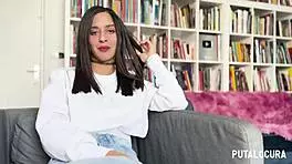 Putalocura - Joven Venezolana Alice Biancci Traga Lefa De Torbe En Entrevista Caliente!