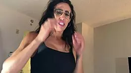 Naughty Milf Candice Gives Quick Bj In Bedroom