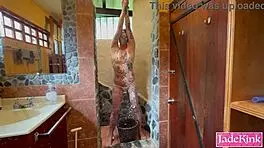 Obedient Slave Hands Tied Misused And Foam Humiliation.