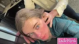 Casting couch girl fucks her boss on first day