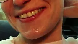 Blowjob and Fuck in Car Vertical POV