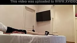 milf in stockings and heels tied up and fucked