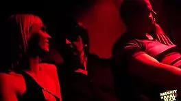 Incredible group bar sex moaning