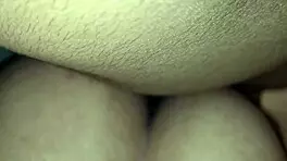 Husband Sucks Wife's Pussy While Thick Cock Enters Her Bare