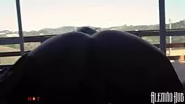 Cabin Offers Stunning Forest Views, Yet The Most Captivating Sight Is Dreadhot's Presence