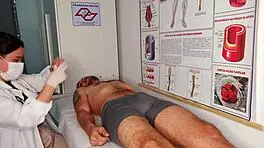 Erection in Front of Nurse Leads to Rough Banging