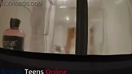 you peek at your neighbor's wet shower display