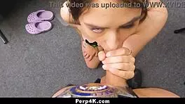 kitty valance shoplifts and gets railed by the burglar