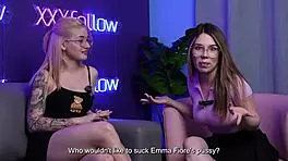 Emma Fiore Delivers Sloppy Blowjob Hot Kisses Big Tits Podcast