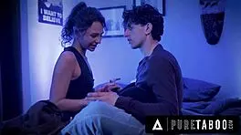 liz jordan takes a risk with her friend's creepy guy at the party