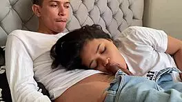 Perverted guy shoves cock in my mouth until he cums