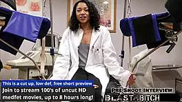 Yasmine woods pussy gets blasted with cum in close-up moaning and latex gloves