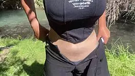 public pissing compilation in nature traveling pov free