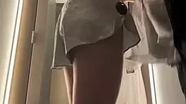 i felt horny doing extreme fingering in the public mall