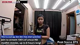 raya nguyen blackmailed into anal submission by a cop in latex gloves