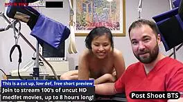 raya nguyen blackmailed into anal submission by a cop in latex gloves