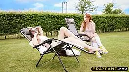 Neighborhood teens both crave one guy with big dick