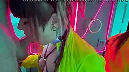 Public Sloppy Deepthroat in a Rave Bathroom