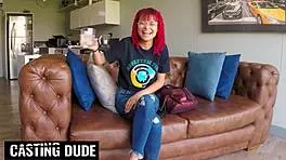 petite redhead latina teen 18+ stretched by big cock in fake job interview