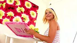 Tessa Taylor Cute Blonde Huge Cock Pov Blowjob and Cum Facial