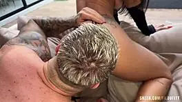 Big ass Brazilian milf gets pussy stretched in rough doggystyle 😈