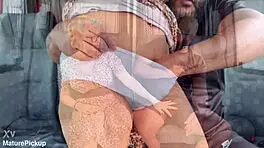 Tattooed Mature Friend Picked Up For Intense Anal Sex