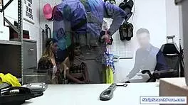 Look, Officer Involved in 3some with Teen 18+ Shoplifters!